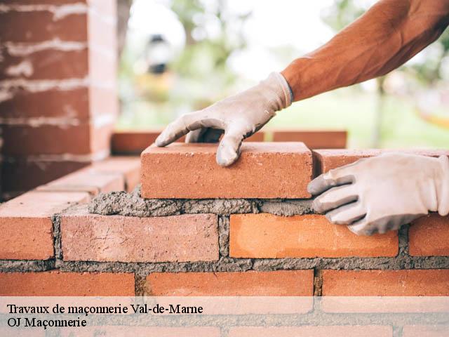 Travaux de maçonnerie Val-de-Marne 