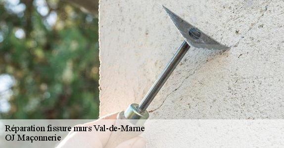 Réparation fissure murs Val-de-Marne 