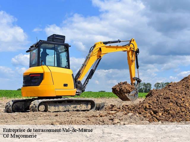 Entreprise de terrassement 94 Val-de-Marne  OJ Maçonnerie