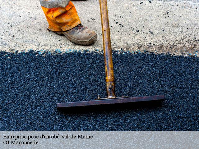 Entreprise pose d'enrobé 94 Val-de-Marne  OJ Maçonnerie