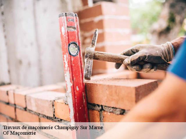 Travaux de maçonnerie  champigny-sur-marne-94500 OJ Maçonnerie