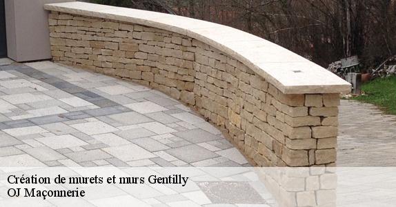 Création de murets et murs  gentilly-94250 OJ Maçonnerie