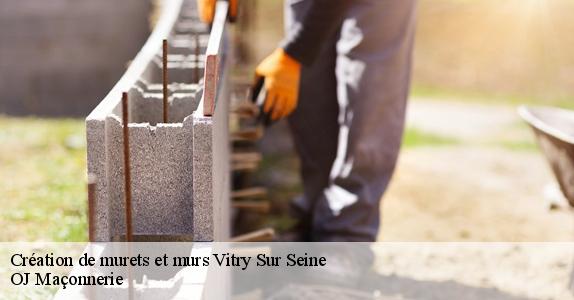 Création de murets et murs  94400