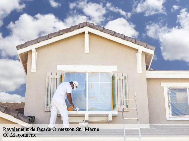 Ravalement de façade  ormesson-sur-marne-94490 OJ Maçonnerie