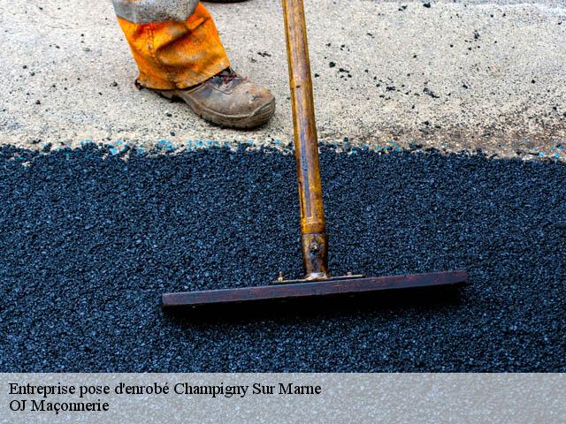 Entreprise pose d'enrobé  champigny-sur-marne-94500 OJ Maçonnerie