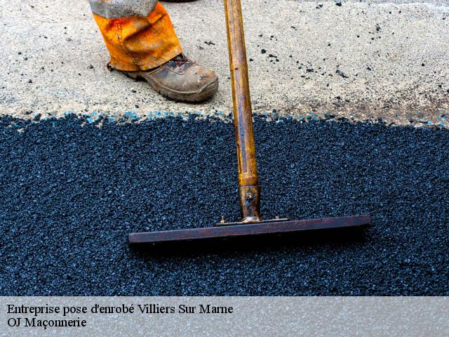 Entreprise pose d'enrobé  villiers-sur-marne-94350 OJ Maçonnerie